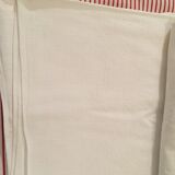 White damask tablecloth