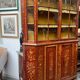 Renaissance display case. Dutch marquetry with floral motifs.