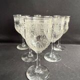 6 Wine glasses – Saint Louis Pasteur service