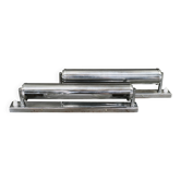 Pair of Bauhaus Chrome Wall Lights by Napako, Czechoslovakia, 1940s