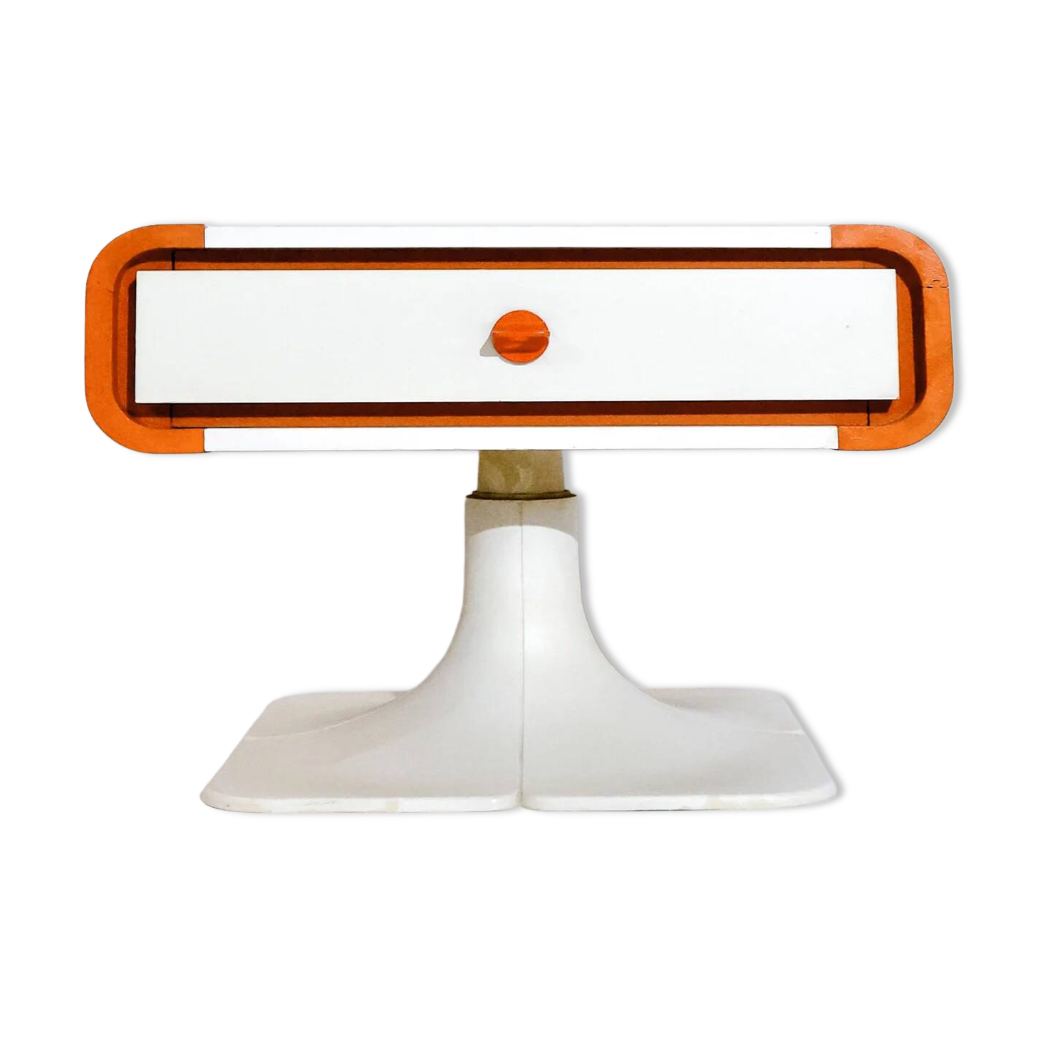 Space Age vintage side table by Christian Adam, France, 1970s.