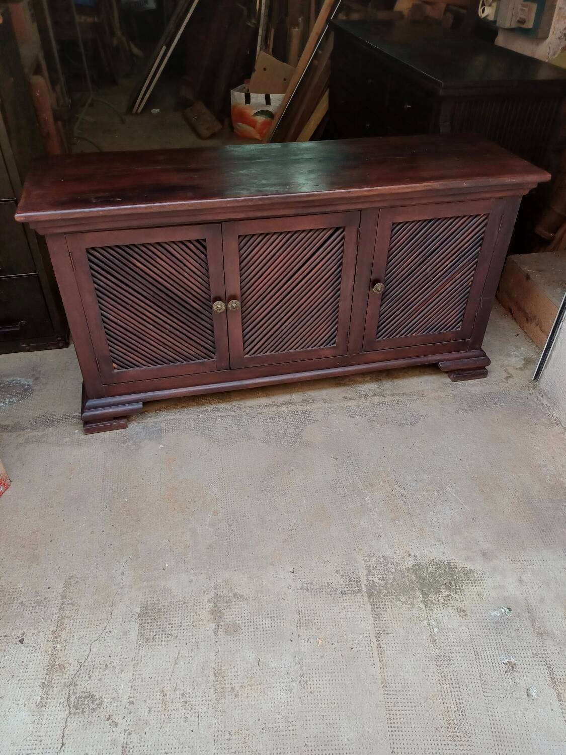 African living room furniture, handcrafted in Ivory Coast, made of solid wood