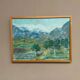 Original Swedish Oil on Canvas – "Landscape" by S. Högfeldt – Signed – Vintage and Framed – 48 × 36 cm (18.9" × 14.2")