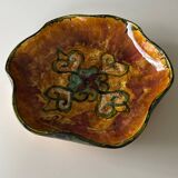 Bowl, ceramic plate by Yvon Roy, 1960s