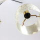 Suspension in granite resin and gilded brass, 1950s
