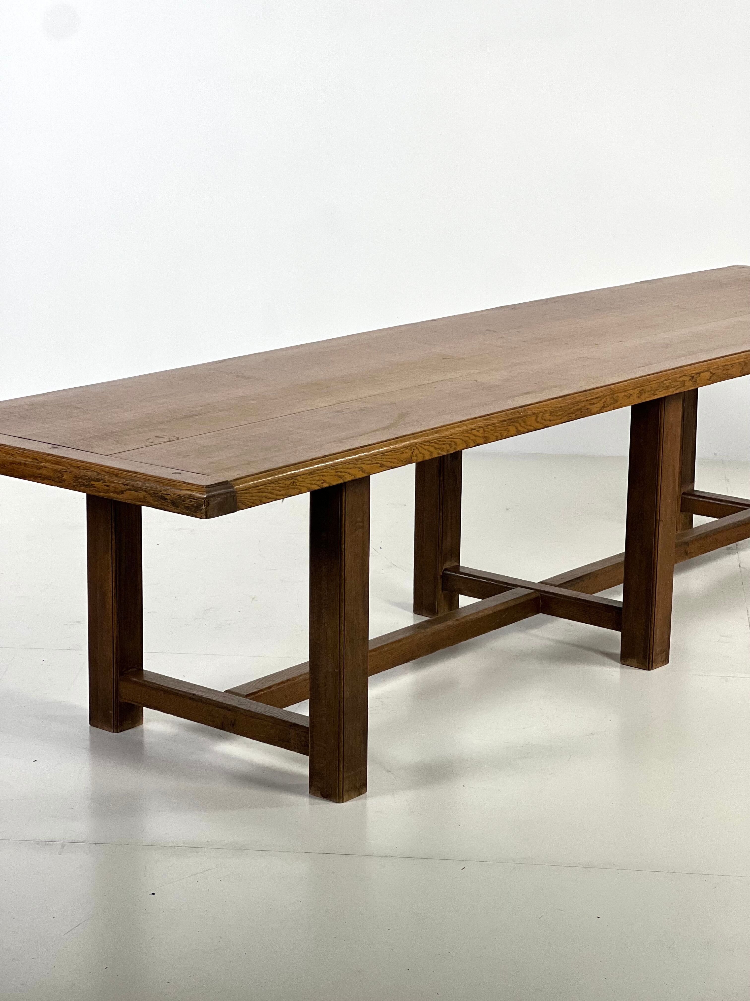 Large monastery table dining table