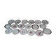 Assortment of 18 plates dominant red