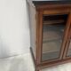 Display cabinet at counter height in mahogany and veneer, 19th century.