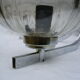 Chandelier 70s chrome and black