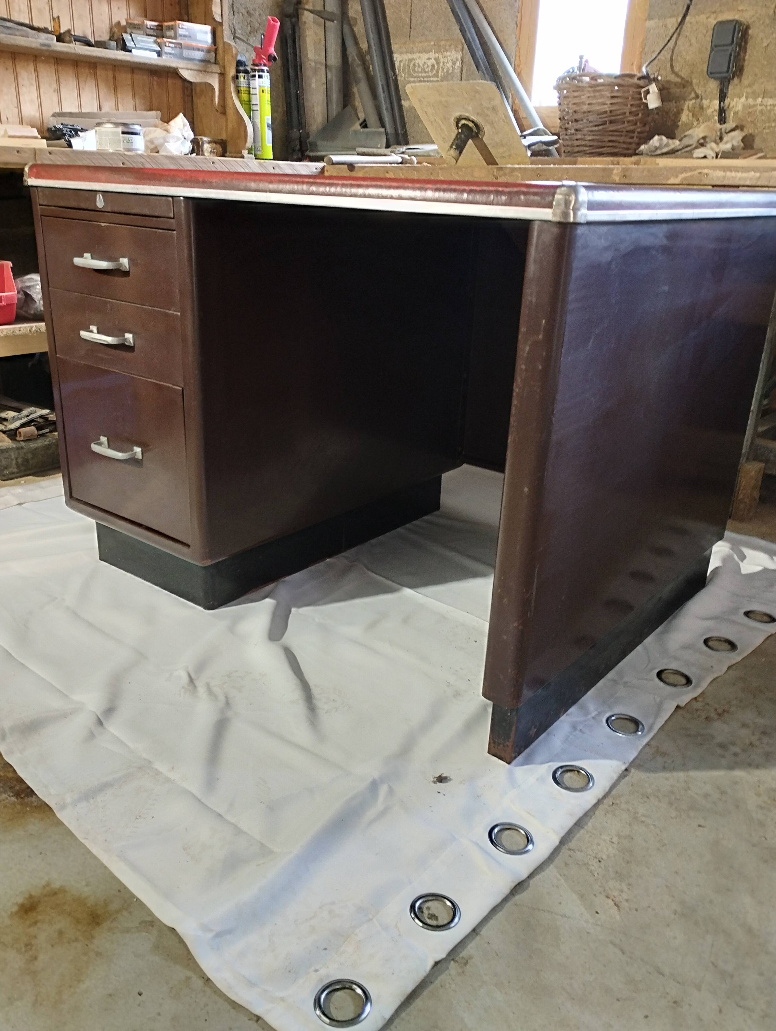Ronéo 1950 industrial desk