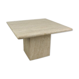 Travertine coffee table design 1970 vintage