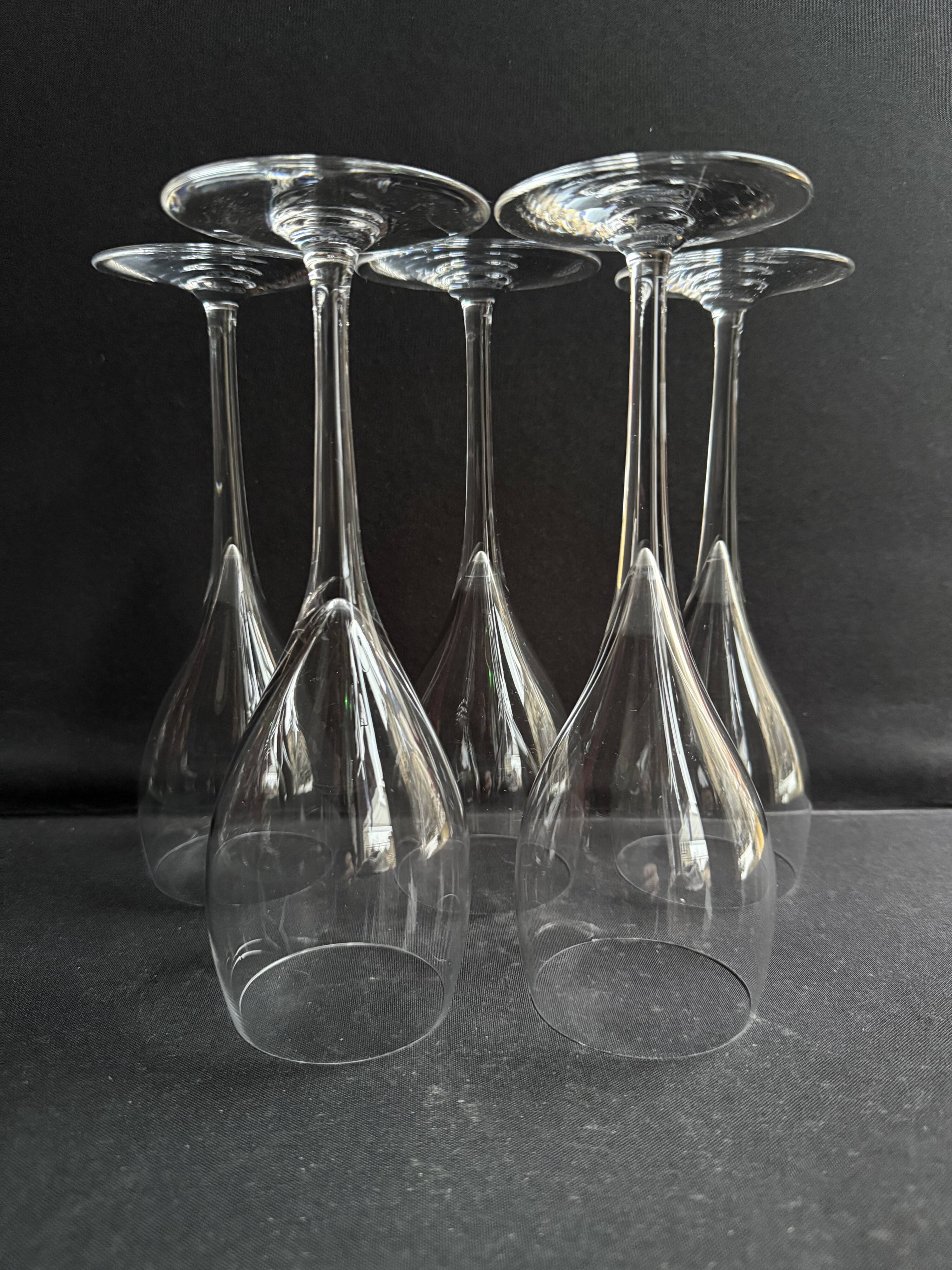 5 Water glasses – Baccarat Saint Rémy