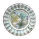 Old Art Nouveau plate, Acanthus and ivy leaves