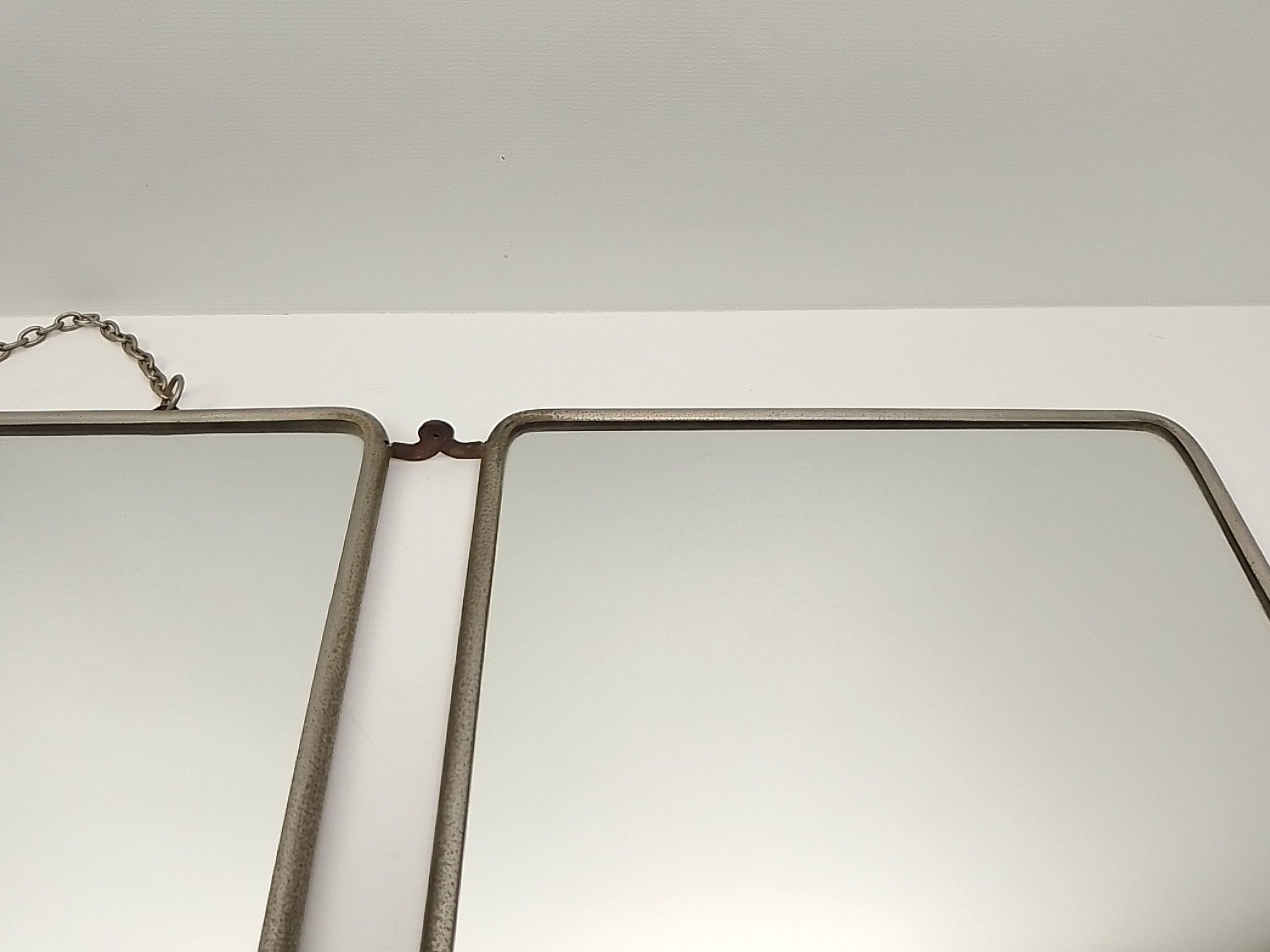 Vintage barber mirror