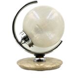 Murano glass spherical table lamp, Mazzega Italy 1970s