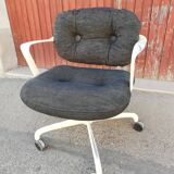 Armchair on wheels by Morrison & Hannah edition Knoll