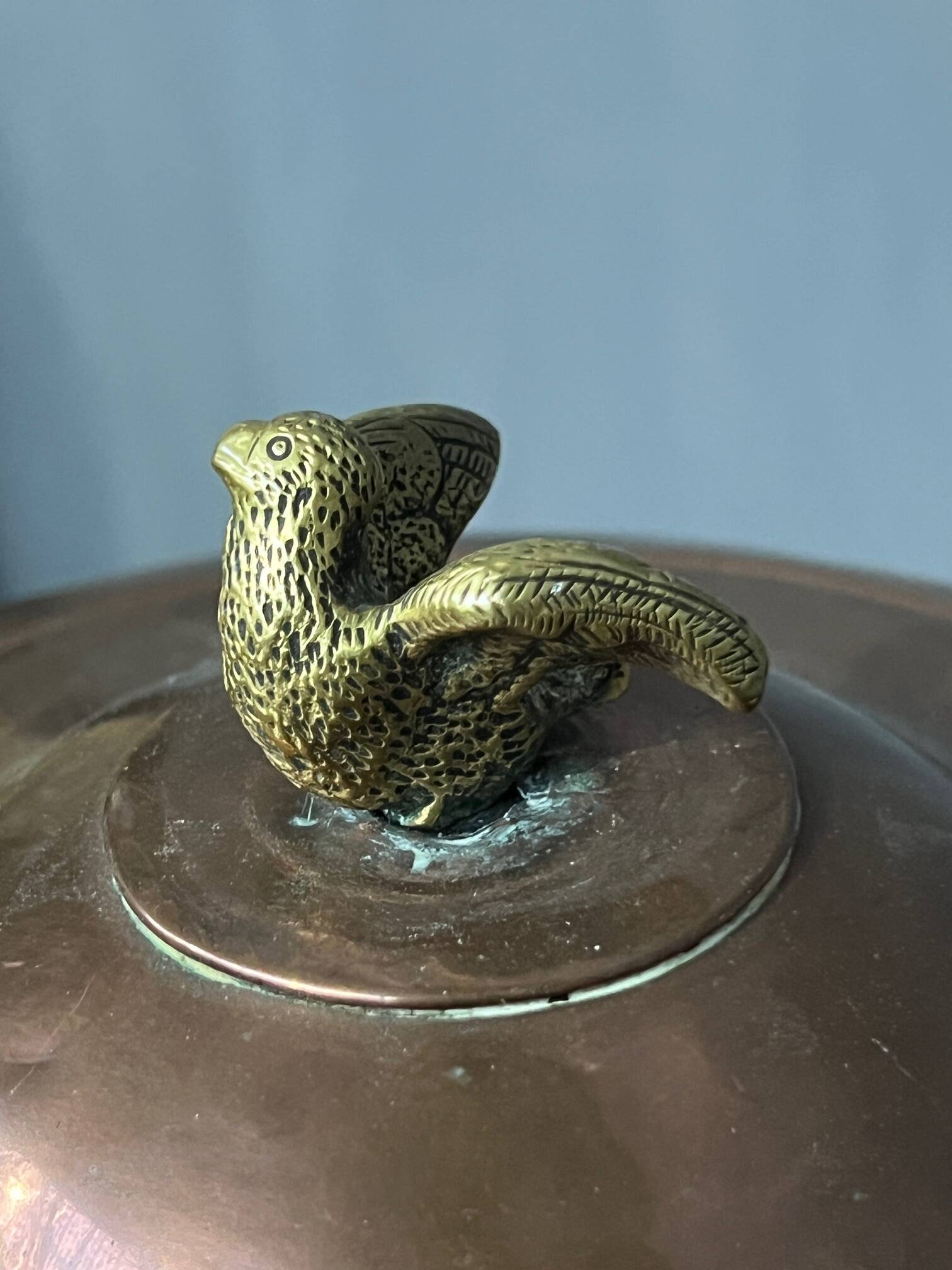 Antique samovar. Copper, solid bronze.