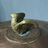 Antique samovar. Copper, solid bronze.