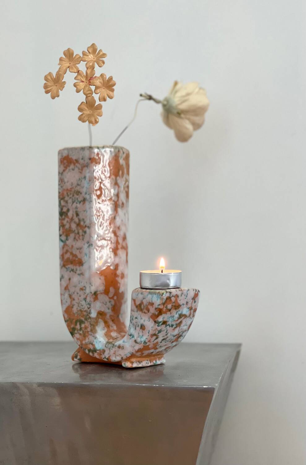 Vase porte bougie 1980/90’s.