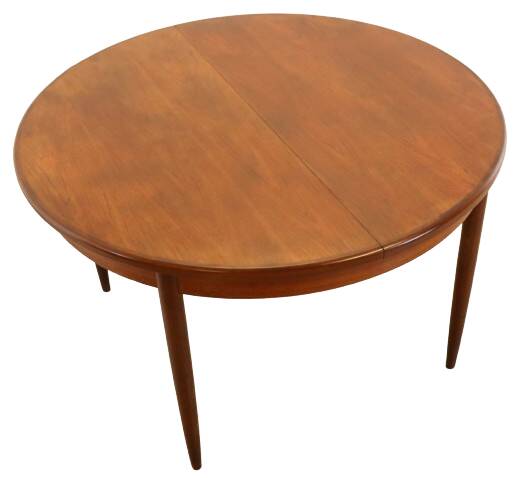 vintage G-Plan ronde eetkamertafel 'Burnstones'
