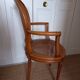 Canned medallion armchair in Louis XVI style