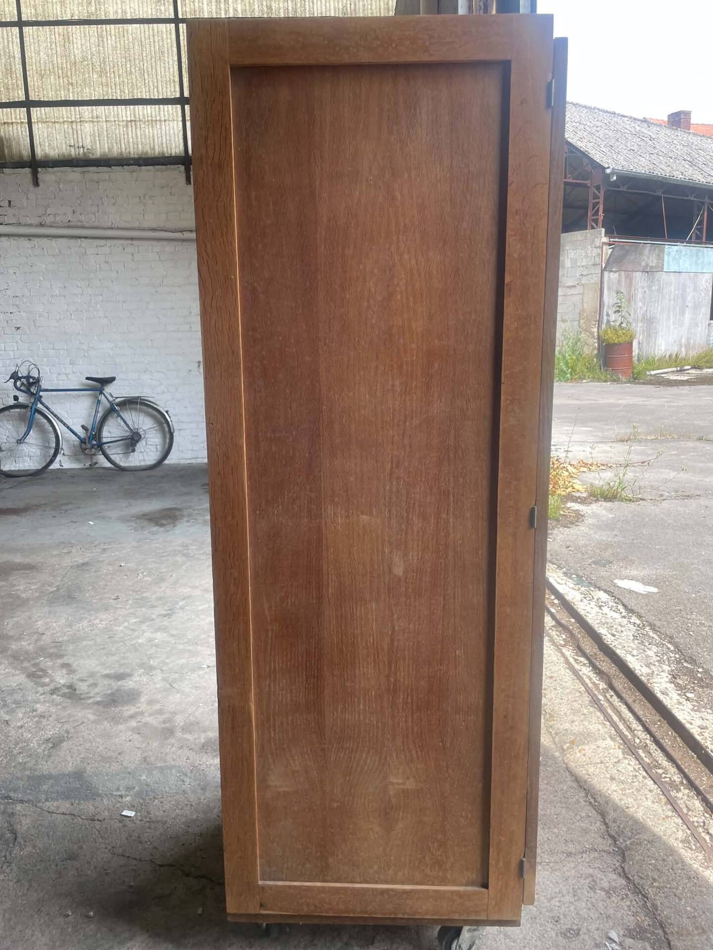 Art Deco wardrobe on wheels