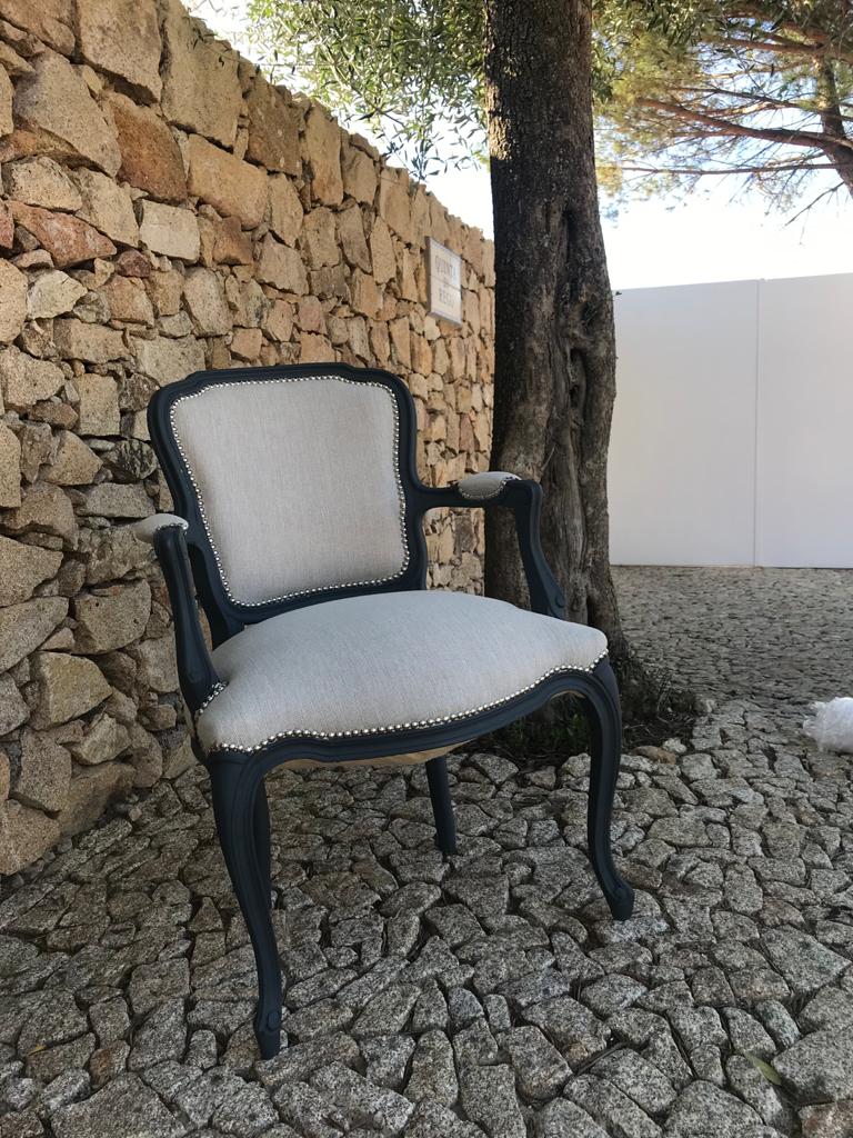 Armchair shepherdess Louis Philippe 1st