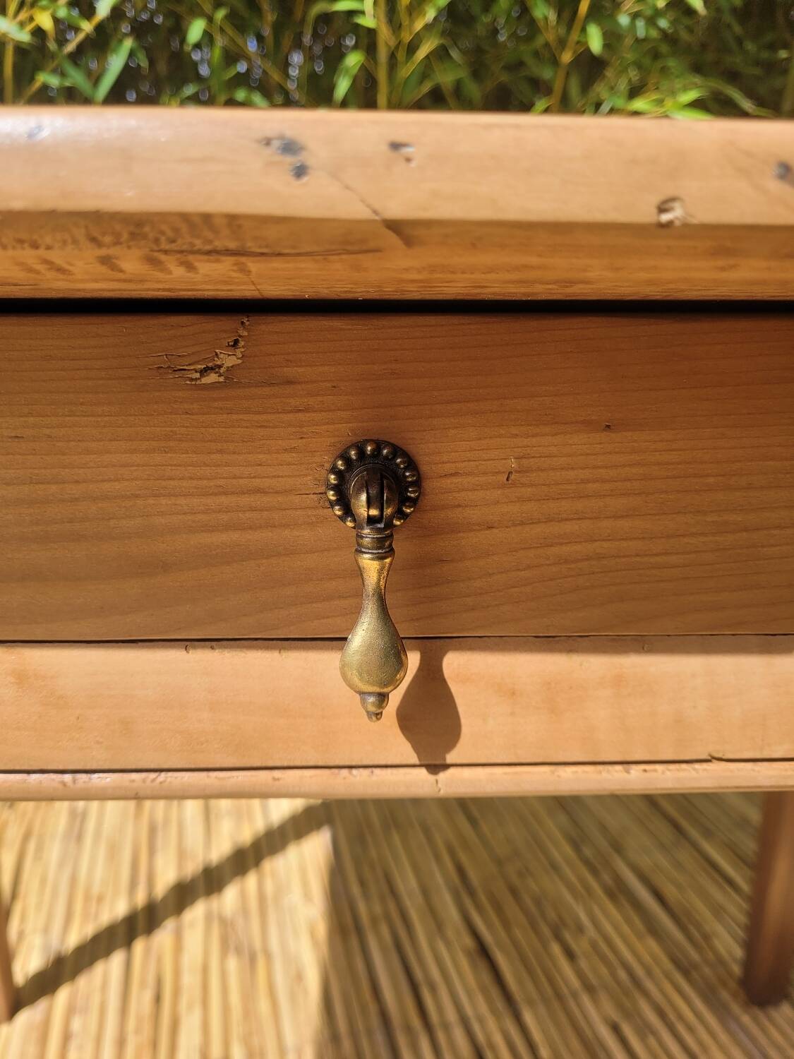 Small renovated farmhouse table - Desk