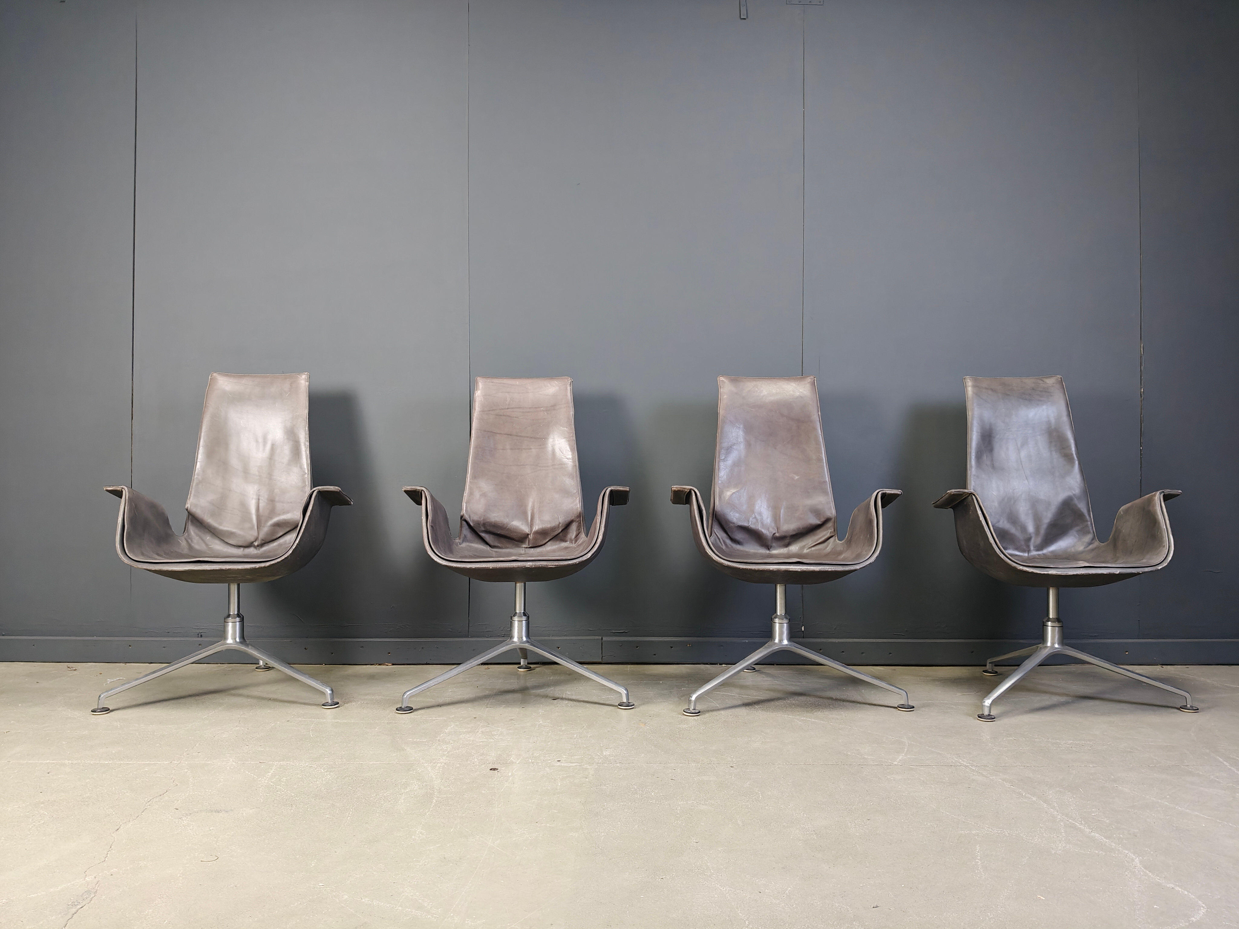 Fk 6725 chairs by Preben Fabricius & Jørgen Kastholm for Walter Knoll