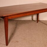 19th Century Refectorial Table in Cherry Wood with a width of 92cm