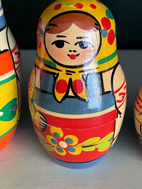 Vintage Russian Matryoshkas Dolls