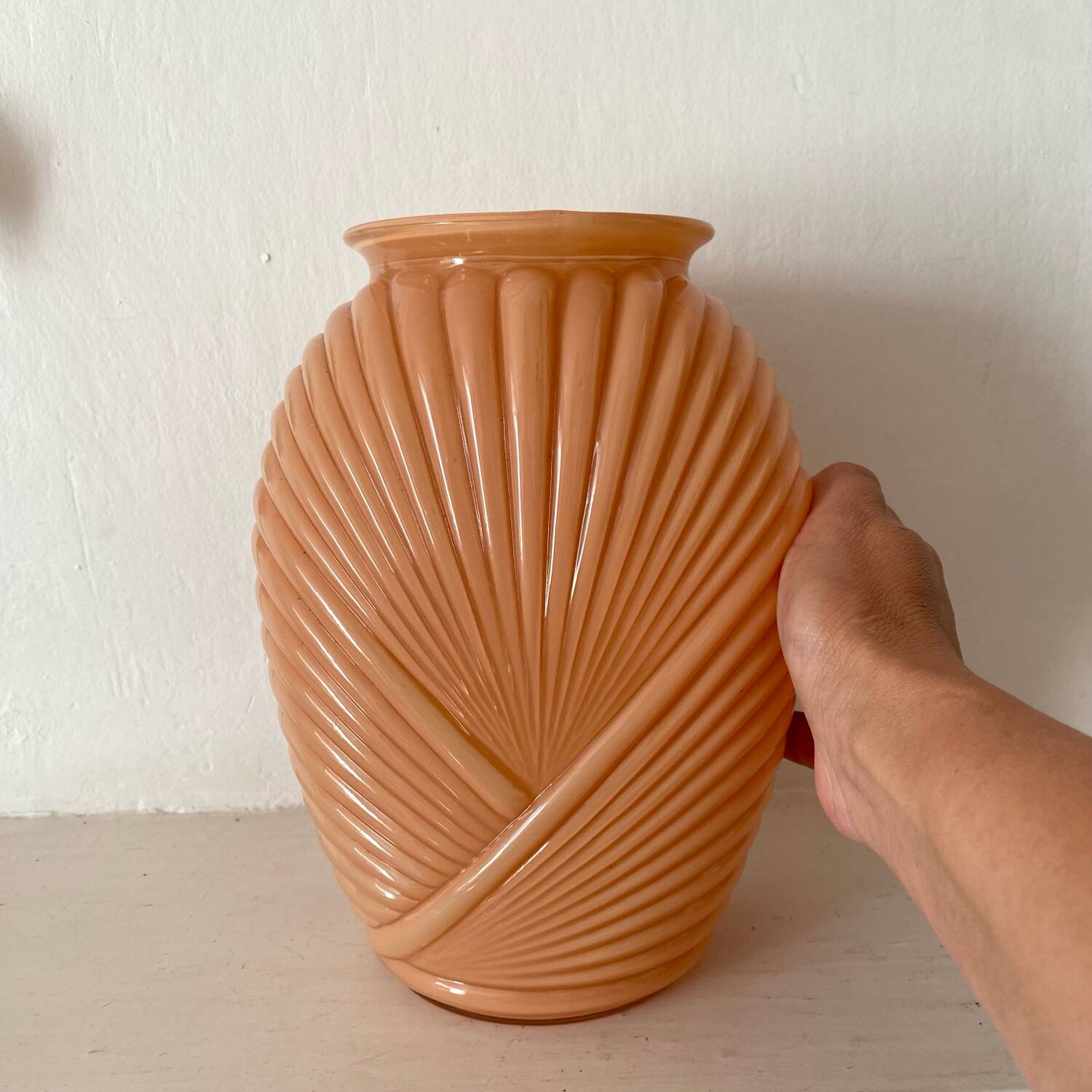 Anchor Hocking vase from the 1980s.