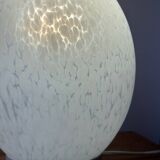 Glass egg lamp duo