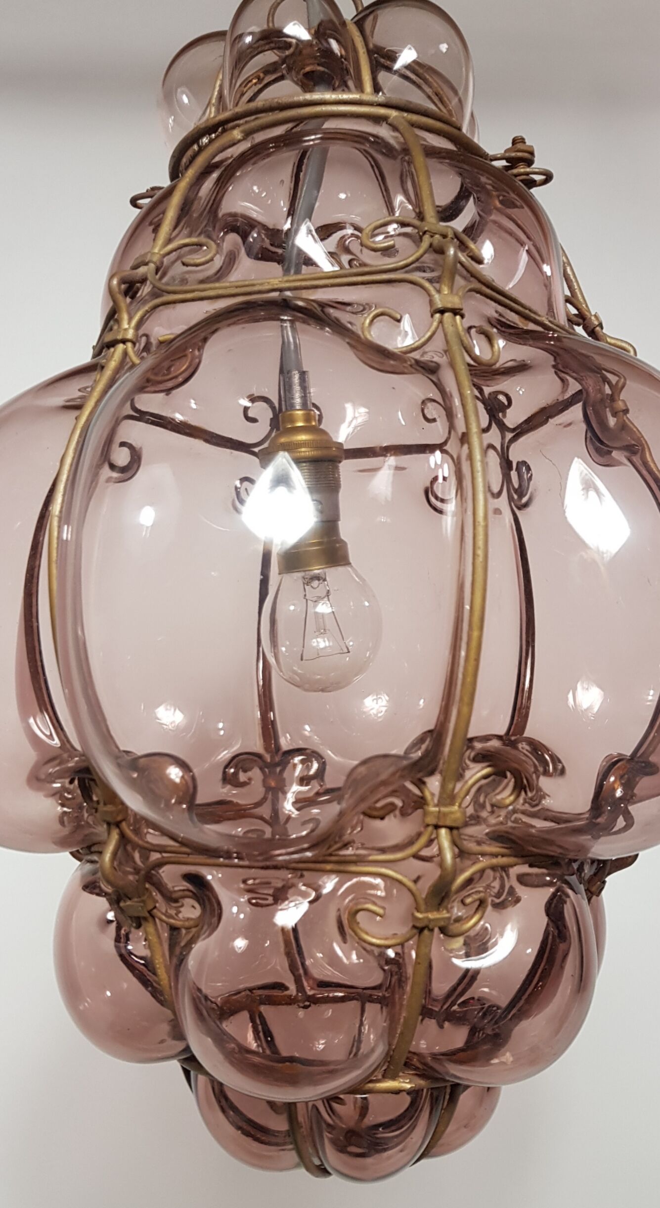 Lantern Murano Violette 60s
