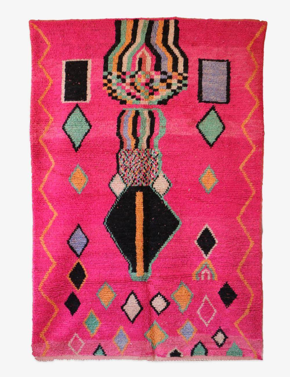 Berber Pink Rug - 273 x 172 cm