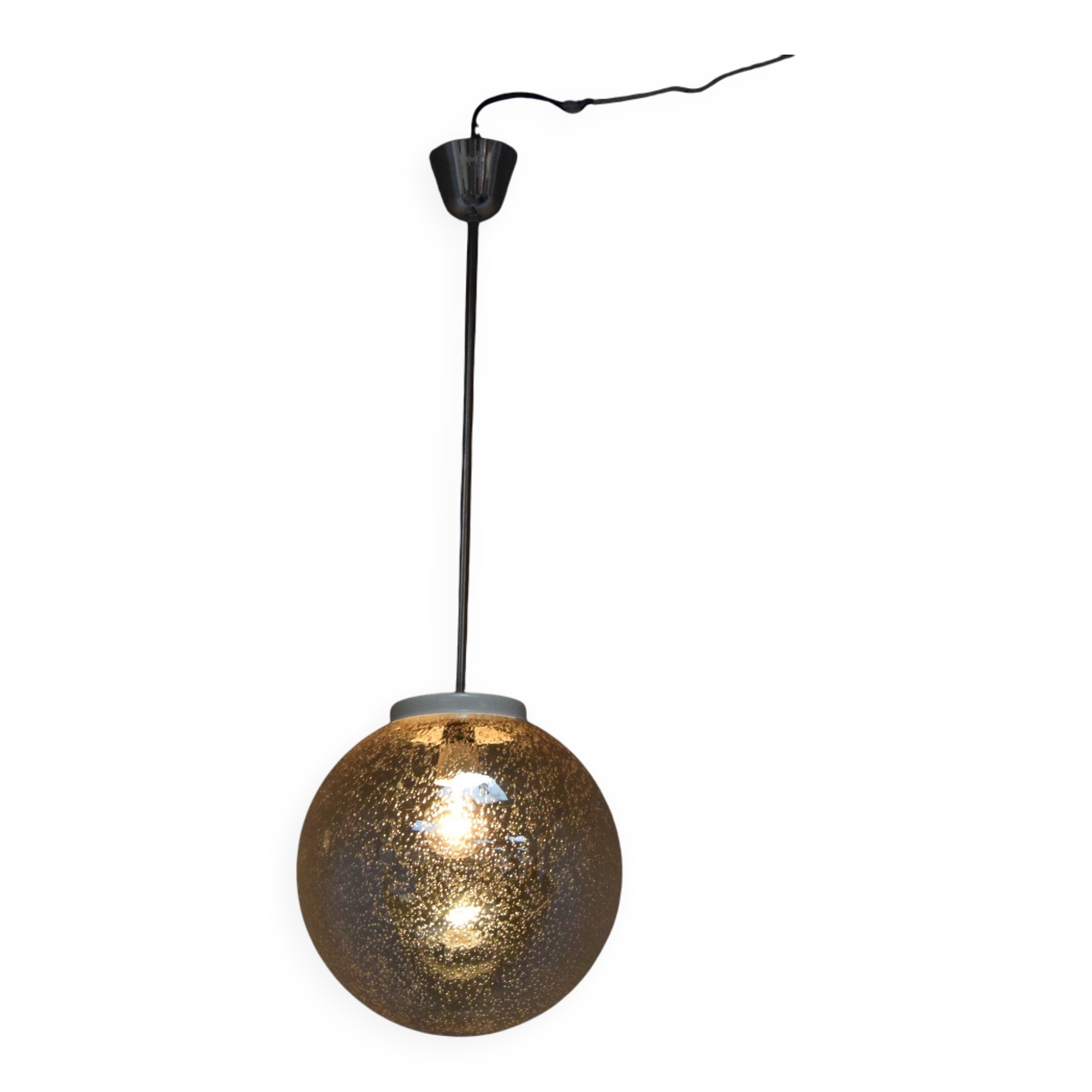 Mid-century pendant from Kamenický Šenov, Czechoslovakia, 1970s