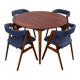 Circular dining table in rosewood, model 'PJ 2-5' by Grete Jalk
