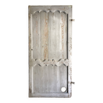 Porte à traverses chantournée, époque XVIIIème