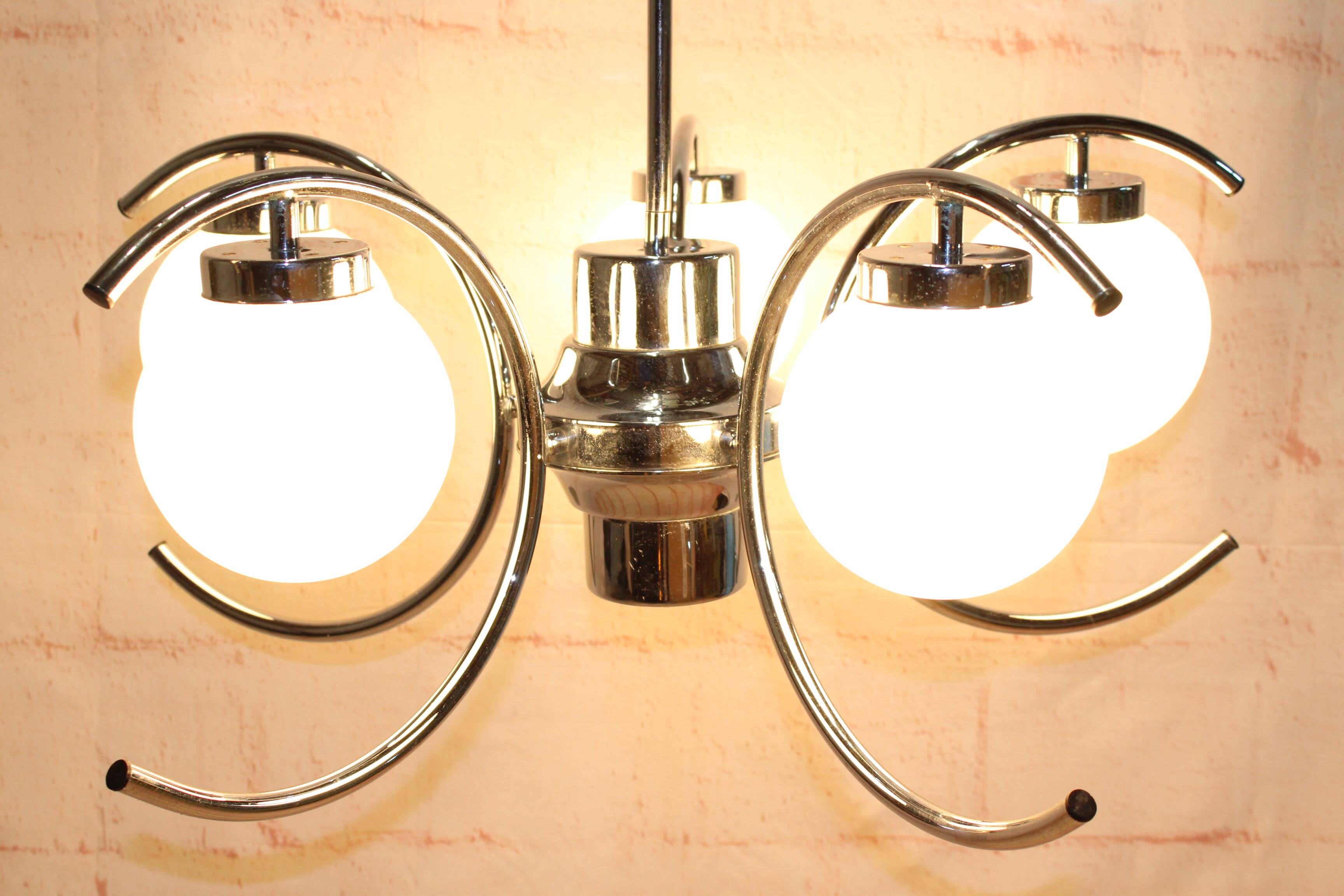 vintage chandelier design 70 space age