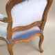 Epoque régence XVIIIeme.fauteuil à dossier plat