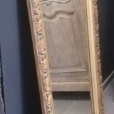 Mirror in wood and polychrome stucco 74x105cm