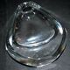 Neptune design vase in baccarat crystal signed designer thomas bastide 1988