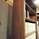 Open bookcase in vintage teak