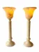 Pair of Alabaster Table Lamps by Massive