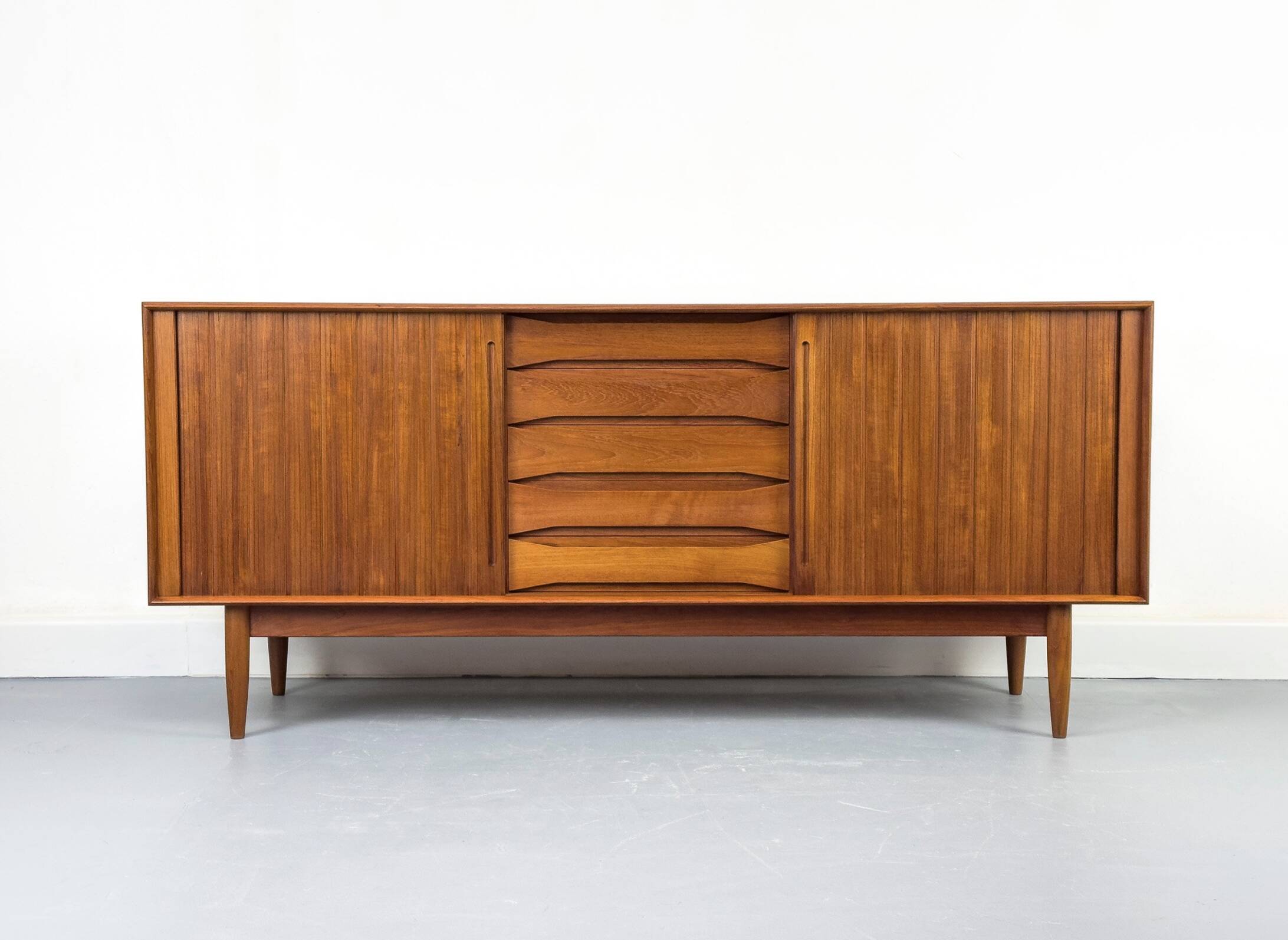 Danish Teak Sideboard by Johannes Aasbjerg, 1960s