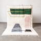 Traditional Berber rug with colourful patterns, size 180/250 cm.