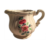 Pitcher Sarreguemines model Amazonas hand painted