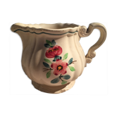 Pitcher Sarreguemines model Amazonas hand painted