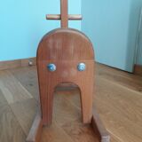 Wooden rocking horse