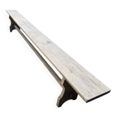 Solid oak bench 3m long